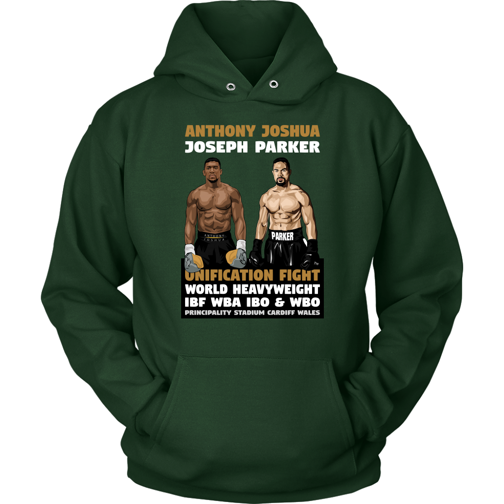 Anthony Joshua vs Joseph Parker Poster Style Hoodie Fighting Mad