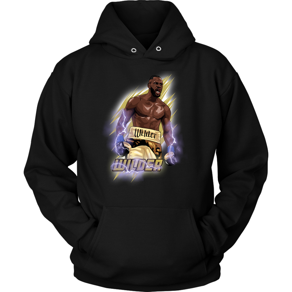 Deontay Wilder Lightning Hoodie Fighting Mad