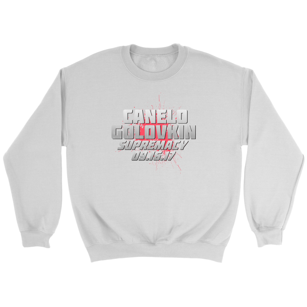 Canelo Alvarez vs GGG Supremacy TXT Sweatshirt