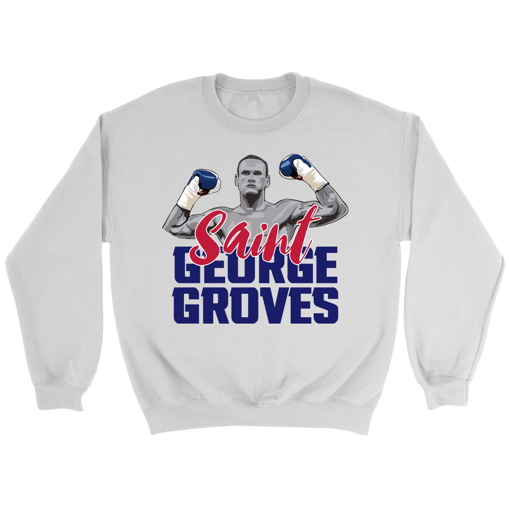 George Groves Blue Fists Sweatshirt