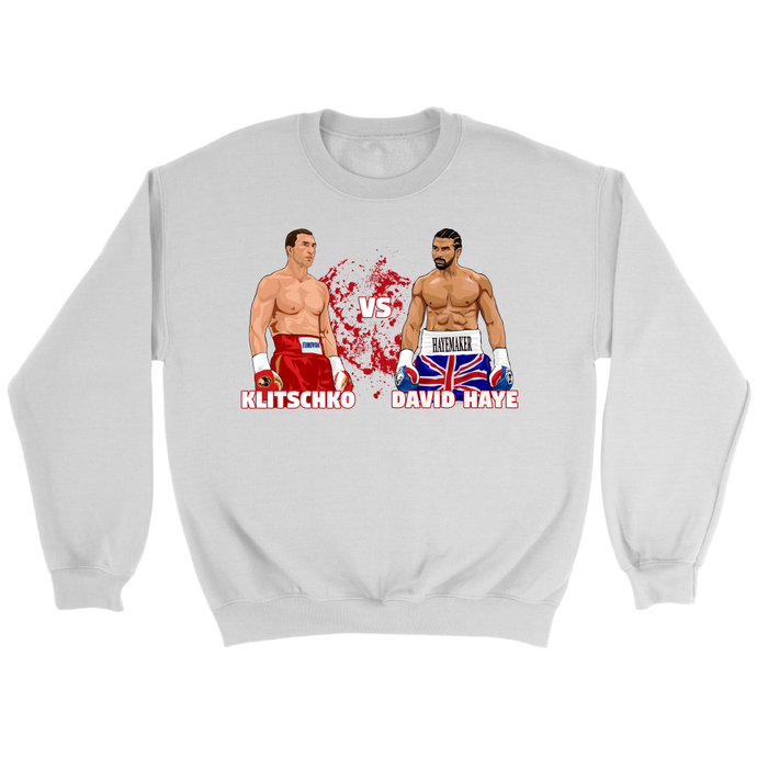 Klitschko vs David Haye SPLAT Sweatshirt