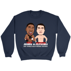 Anthony Joshua vs Klitschko Cartoon Sweatshirt