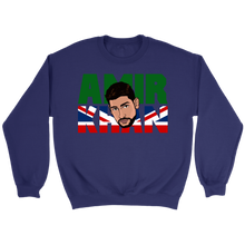 Amir Khan Cartoon Flag Sweatshirt