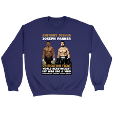 Anthony Joshua vs Joseph Parker Poster Style Sweatshirt
