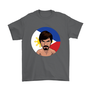Manny Cartoon Flag T-Shirt