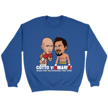 Manny v Cotto 2009 Cartoon Sweatshirt