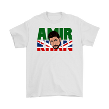 Amir Khan Cartoon Flag T-Shirt