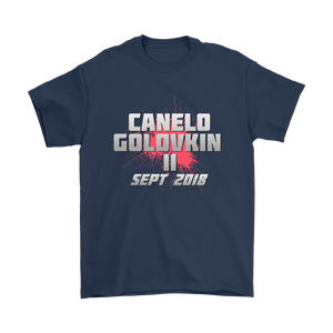 Canelo v GGG 2018  TXT Splatter T-shirt