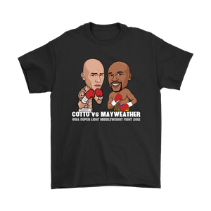 Mayweather vs Cotto Cartoon T-Shirt