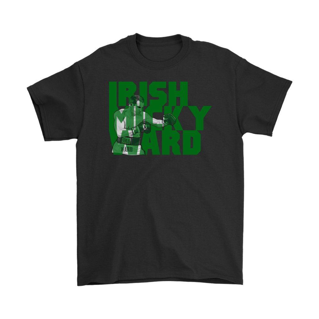 Micky Ward Green BlockText T-Shirt