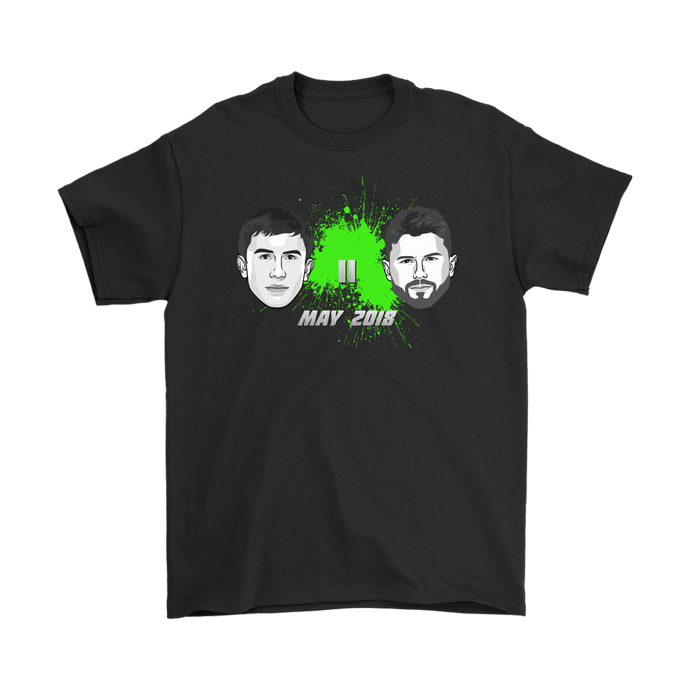 Canelo Alvarez vs GGG Golovkin GreenSplat T-Shirt