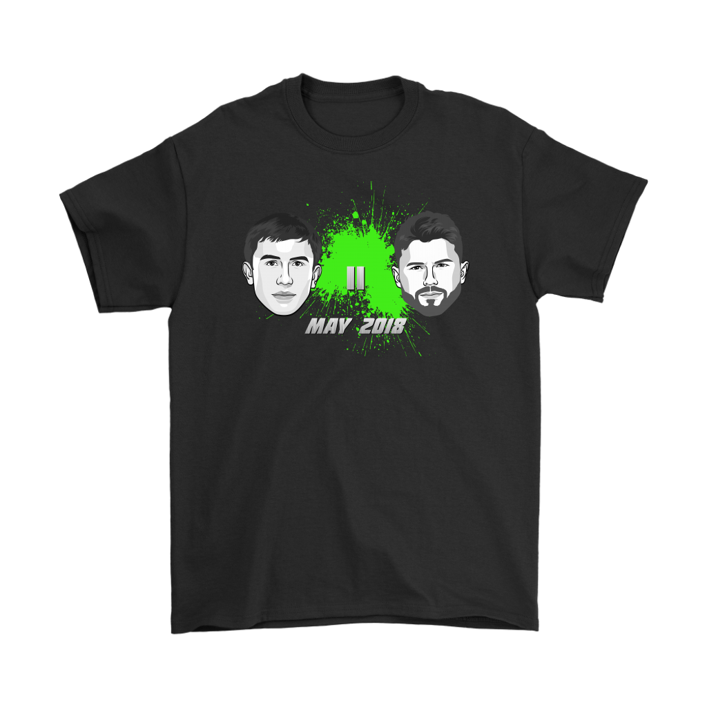 Canelo Alvarez vs GGG Golovkin GreenSplat T-Shirt