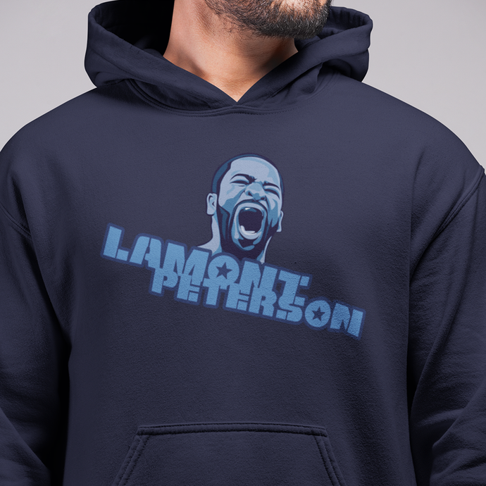 Lamont Peterson Blue Hoodie