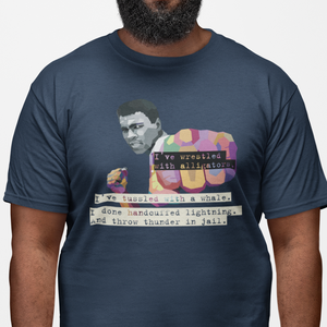 Muhammad Ali Wrestle Alligators T-Shirt