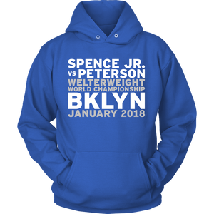 Peterson vs Spence Brooklyn TXT Hoodie