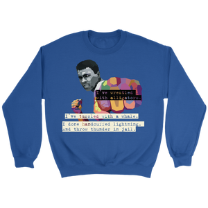 Muhammad Ali Wrestle Alligators Sweatshirt
