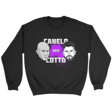 Alvarez vs Cotto Fight Cartoon SPLAT Sweatshirt