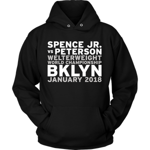 Peterson vs Spence Brooklyn TXT Hoodie
