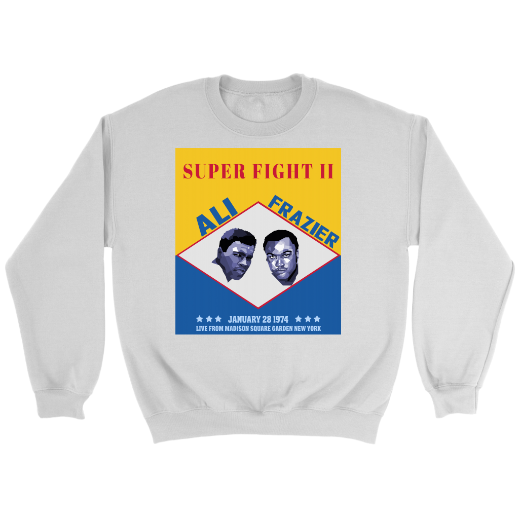 Ali Frazier Superfight Poster Sweatshirt