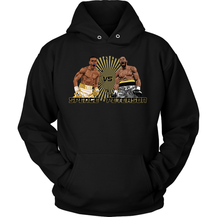 Peterson vs Spence Burst Hoodie